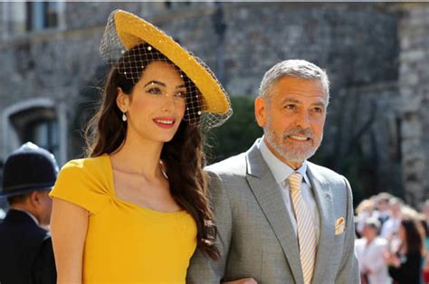 Royal Wedding Guest List Amal Clooney Stuns As She Arrives With