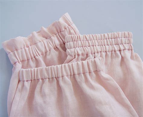 sewing glossary  ways  sew elastic waistband tutorial