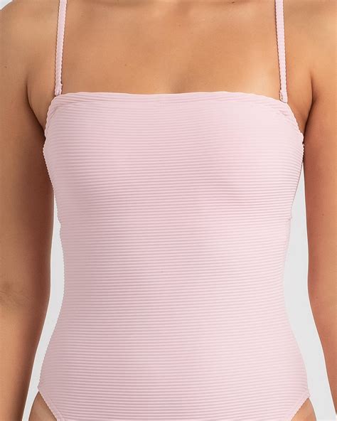 billabong tanlines harper one piece swimsuit in powder pink fast