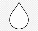 Drop Teardrop Shape Coloring Drops Outline Clipart Water Rain Transparent sketch template