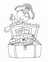 Pirate Valentines Coloring Dearie Dolls Digi Stamps Pages Valentine Freedeariedollsdigistamps Pm Posted sketch template