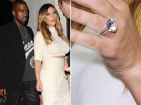 Kim Kardashian Goes Public With Her Engagement Ring See New Pic