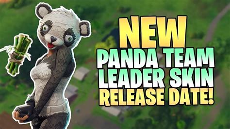 Fortnite New Panda Team Leader Release Date How To Get Panda Team