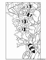Kleurplaat Maja Kleurplaten Abeille Biene Coloriage Ausmalbilder Justice League Bee Film sketch template