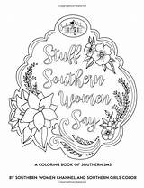 Southern Coloring Women Adult Choose Board Pages sketch template