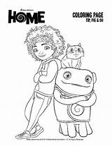 Coloring Pages Movie Oh Printable Color Kids Sheets Quotes Tip Pig Dreamworks Toodles Disney Empowering Film Colouring Favorite Printablee Quotesgram sketch template