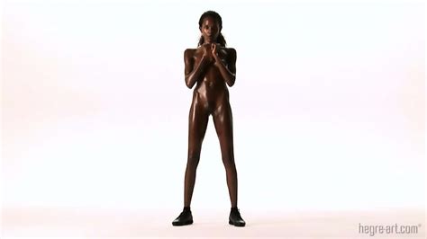 fitness with naked ebony babe eporner