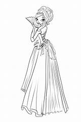 Ball Coloring Pages Sketch Dress Ballroom Rose Dresses Deviantart Laminanati Girls Getcolorings Gowns Printable Sketches sketch template