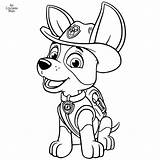 Patrol Tracker Paw Pages Coloring Getcolorings Printable sketch template