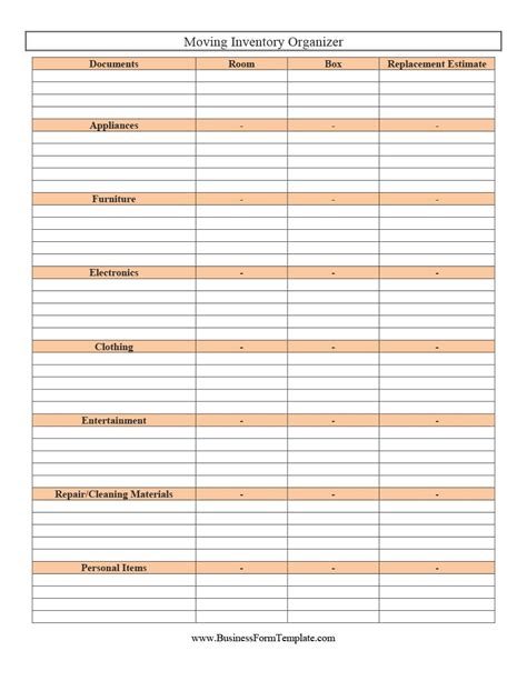 printable inventory sheets sample templates sample templates