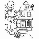 Haunted Coloring Pages House Mansion Printable Halloween Colouring Top Kids Online Momjunction Print Choose Board sketch template