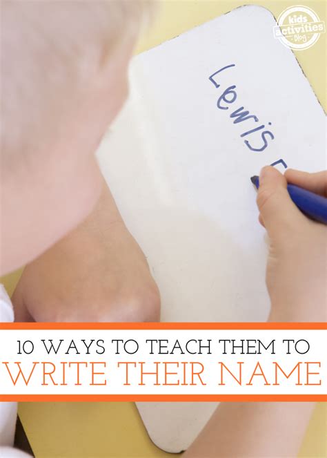 ways  teach  kids  write   kids activities blog