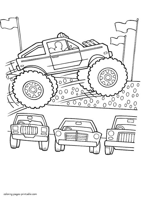 monster truck printable coloring pages coloring pages printablecom