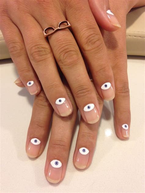 evil eye nail art  wynn nail spa evil eye nails eye nail art nail art
