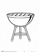 Barbecue Pique Nique sketch template