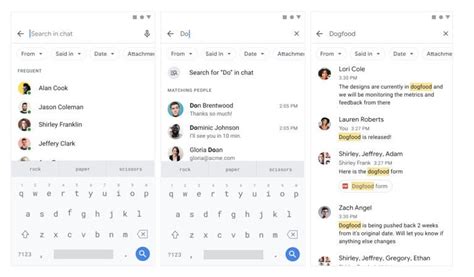 google chat   easier  search  messages xda developers