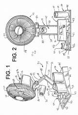 Patents Desk Fan sketch template