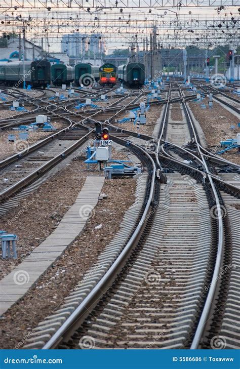 railway junction stock photo image  rail thoroughfare