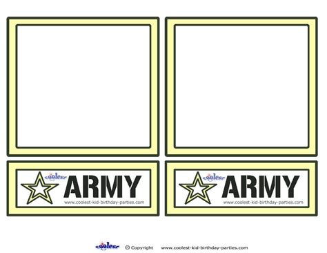 army birthday party invitations  printable