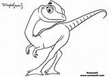 Dilophosaurus Coloring Jurassic Dinosaur Pages Mobile Park Kids Template sketch template