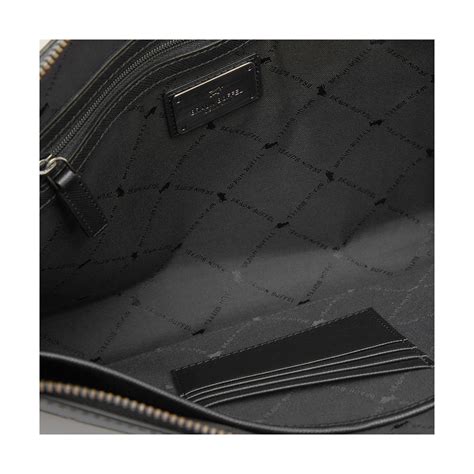 black large clutch bag