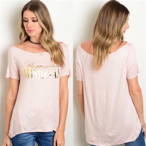 Sweet Claire Bottomless Mimosas High Low Graphic Tee From Alyssa S