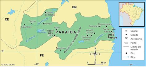 blog de geografia mapa da paraiba