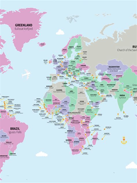show  world map