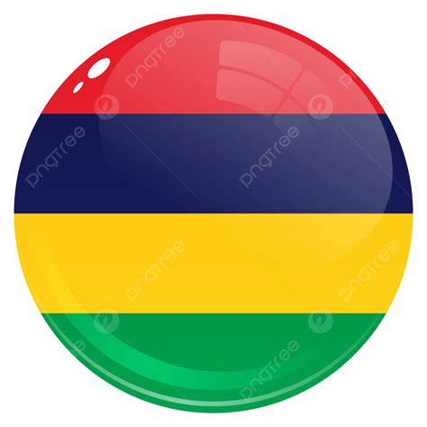 gambar bendera negara bulat mauritius bulat negara bendera mauritius