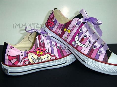 Cheshire Cat Shoes Cat Shoes Disney Shoes Painted