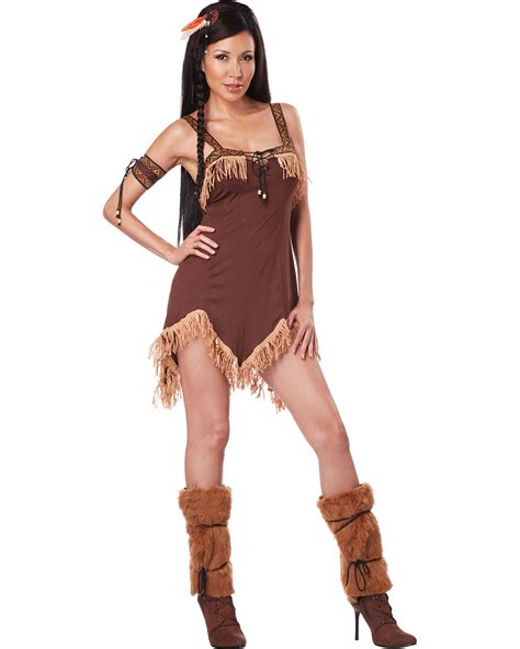 Sexy Indian Princess Pocahontas Halloween Adult Costume