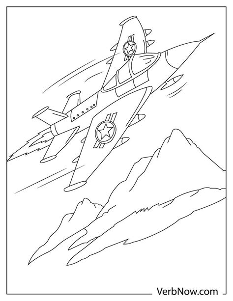 jet airplane coloring pages book   printable