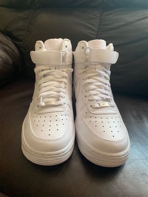 air force  high top sneaker nike white size  excellent conditions air force  high tops