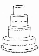 Cake Coloring Wedding Pages Decorating Printable Kids Cakes Color Print Cupcake Pdf Books Quality High Comments sketch template