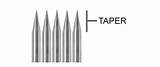 Needles Needle Taper Diameter Tattoomachineequipment sketch template