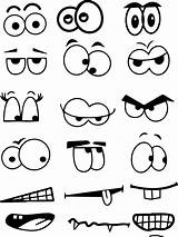 Mouth Mouths Olhos Bocas sketch template