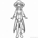 Sword Silica Kirigaya Xcolorings sketch template