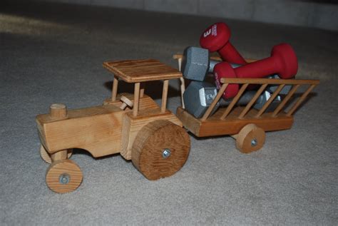indestructable wooden tractor toy  steps instructables
