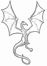 Dragon Coloring Pages Flying Skyrim Printable Print Color Drawings Realistic Luxury Getcolorings Draw Flight Getdrawings Size sketch template