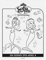 Coloring Sofia Mermaids Meerjungfrau Princesa Sophia Erste Savvy Onesavvymom sketch template