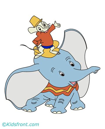 dumbo mouse coloring pages  kids  color  print