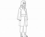 Neji Coloring Hyuga Pages Random Teenager Template sketch template
