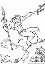 Tarzan Coloring Pages Disney Colouring Printable Color Coloriage Animation Movies Book Sheets Cartoon Cartoons Kids Paintings Books Colors Drawing Printables sketch template