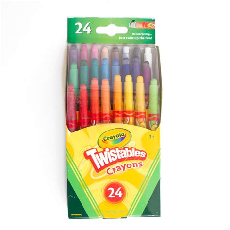 crayola mini twistable crayon  color set