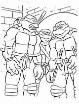 Ninja Turtles Coloring Teenage Pages Mutant Printable Getdrawings sketch template