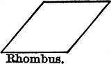 Rhombus Clipart Shapes Rhomboid Pages Colouring Rhombuses Clip Large Square Geometry Etc Plays Sides Back Spanish Equal Dat Forum Meaning sketch template