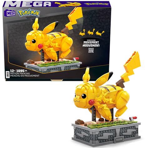 mega construx pokemon kinetic pikachu entertainment earth