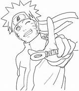 Naruto Draw Coloring Easy Pages Drawing sketch template