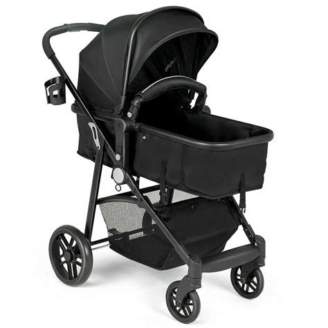 costway   foldable baby stroller kids travel newborn infant buggy