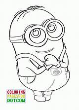 Coloring Printable Pages Minion Minions Library Clipart sketch template